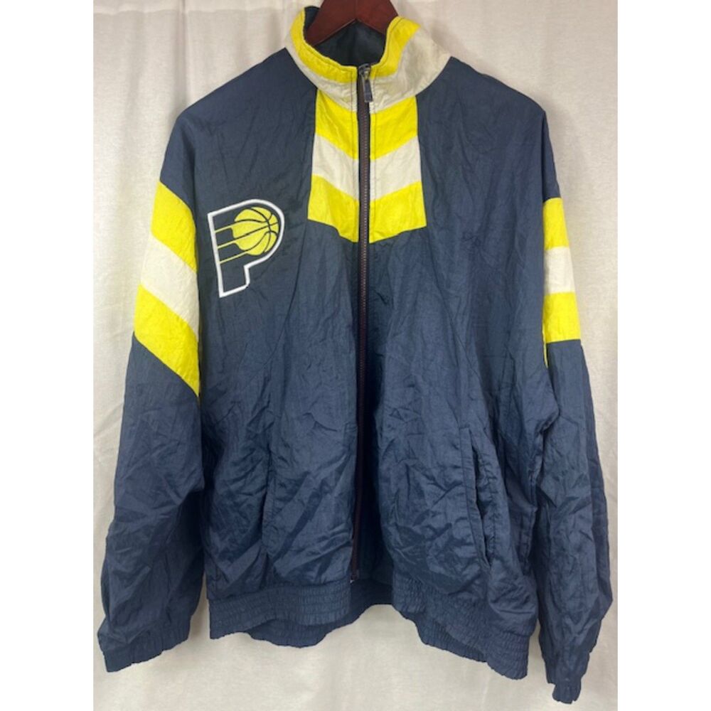 Vintage Indiana Pacers Windbreaker Jacket NBA Basketball Adult size Large